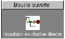 Commande de boucle ouverte et d’impulsion en chaîne directe