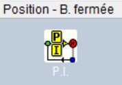 Commande de boucle fermée action proportionnelle
