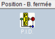 Commande de boucle fermée action proportionnelle